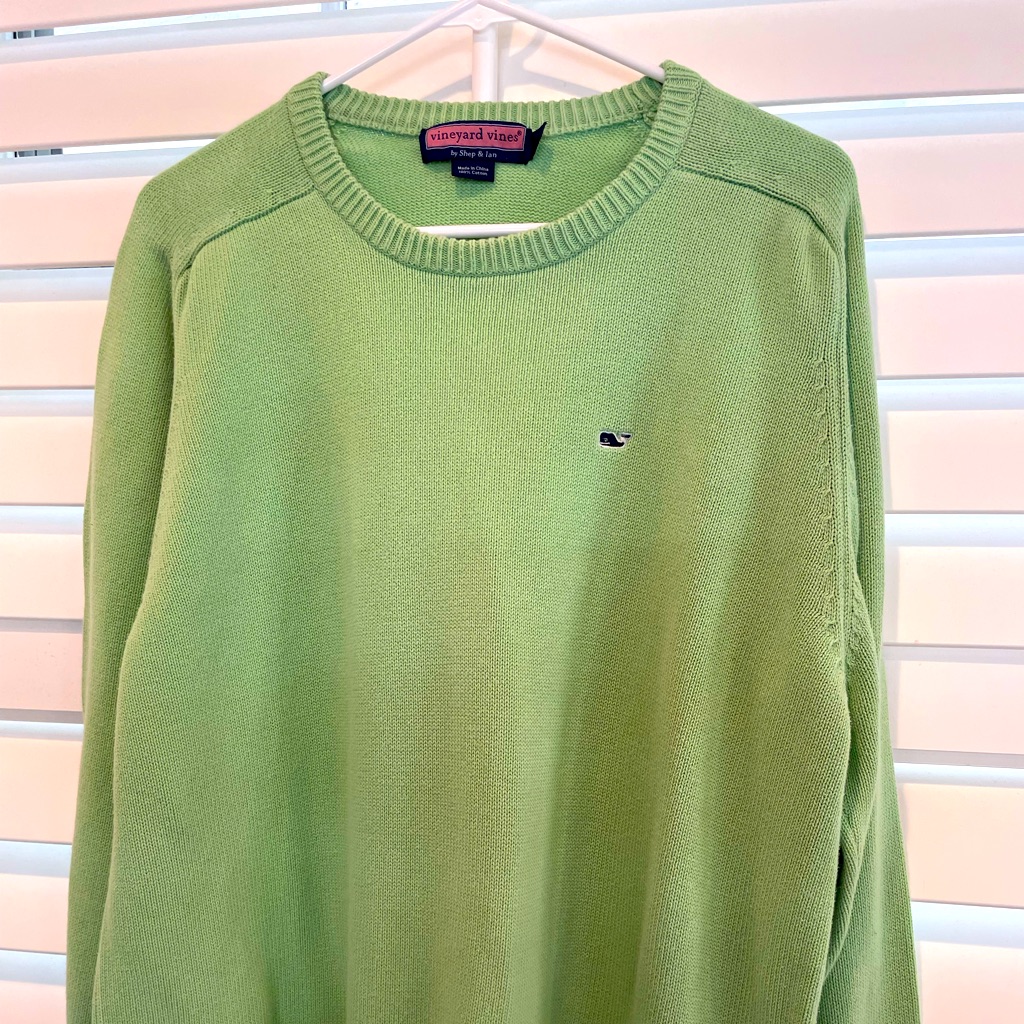 Vineyard Vines Fresh Lime Cotton Sweater